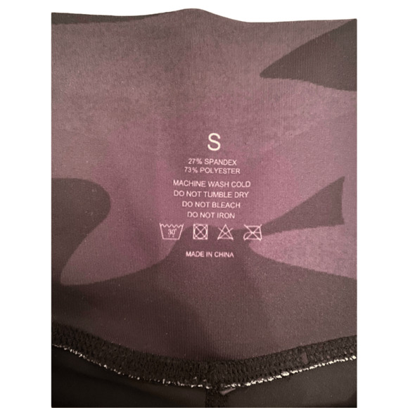 CNC Curves N Combat Boots Leggings Small Black Camo - Picture 4 of 7